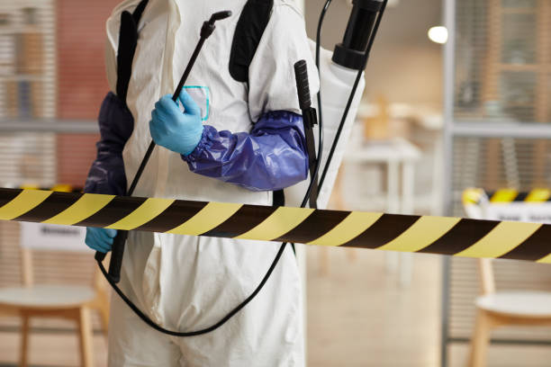 Professional Biohazard technician working in Oxford, NC